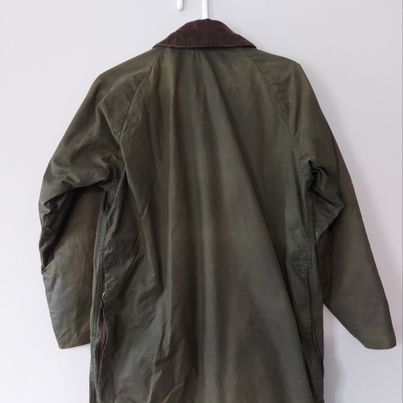 COPY - Vintage Barbour waxed canvas raincoat - Picture 4 of 7